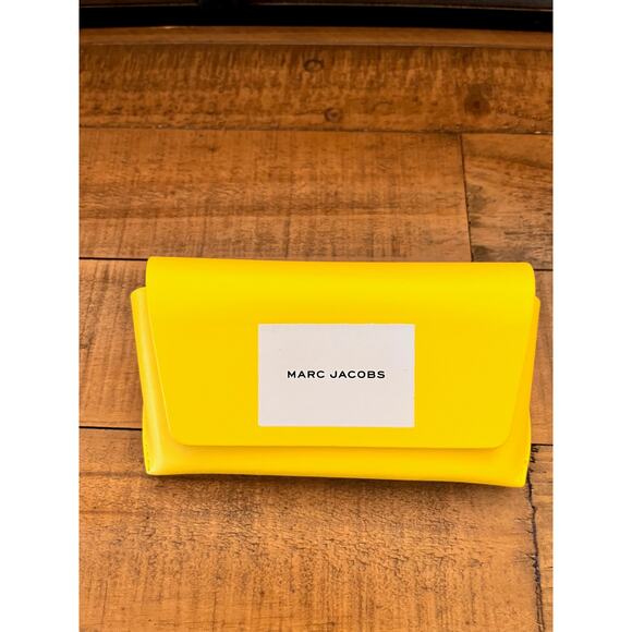 MARC JACOBS Logo Acetate Aviator Sunglasses NEW With Case and Dust cloth - Picture 3 of 8